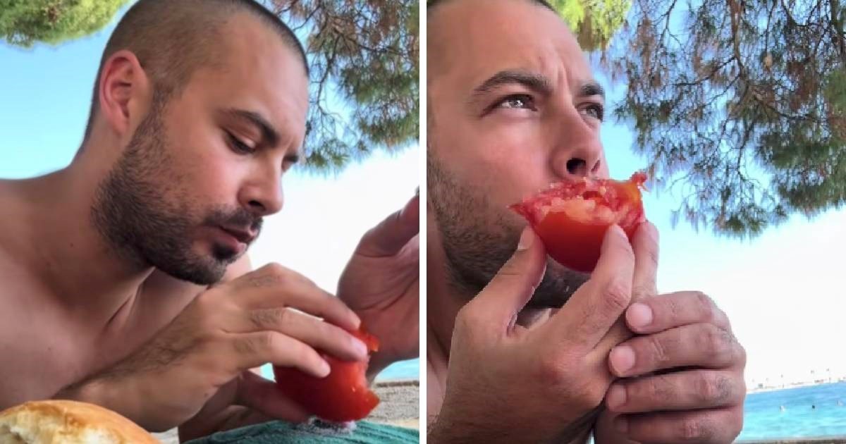 Srpski glumac na plaži u Splitu jeo kruh, rajčicu i paštetu: "To je život"