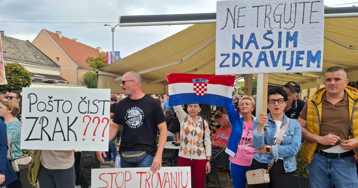 Ljudi na ulicama Našica zbog spaljivanja otpada iz Gospića: "Prodane duše"