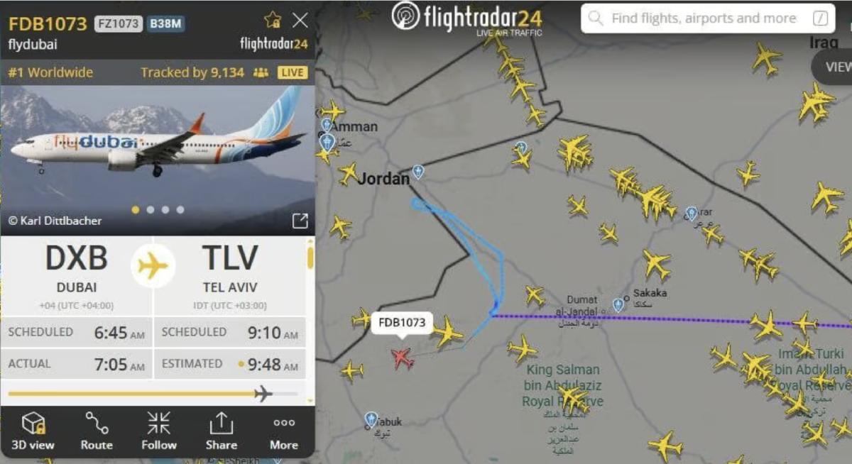 Piloti se potukli u avionu za Tel Aviv, prinudno sletio u Saudijsku Arabiju