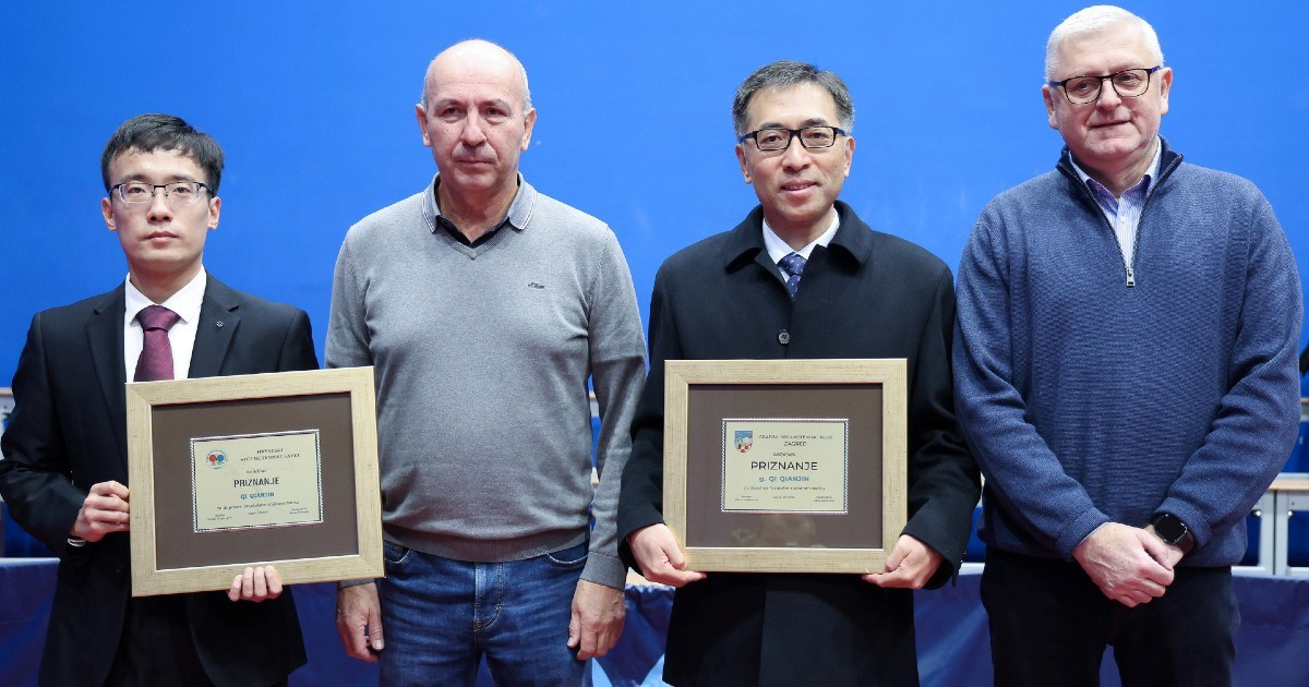 Kinesko veleposlanstvo poklonilo tribine hrvatskim stolnotenisačima