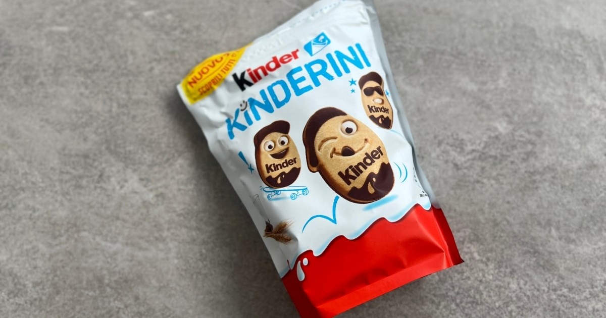 Novi keksi Kinder Kinderini stigli su i kod nas. Vrećica od 250 grama košta 3.50 eura