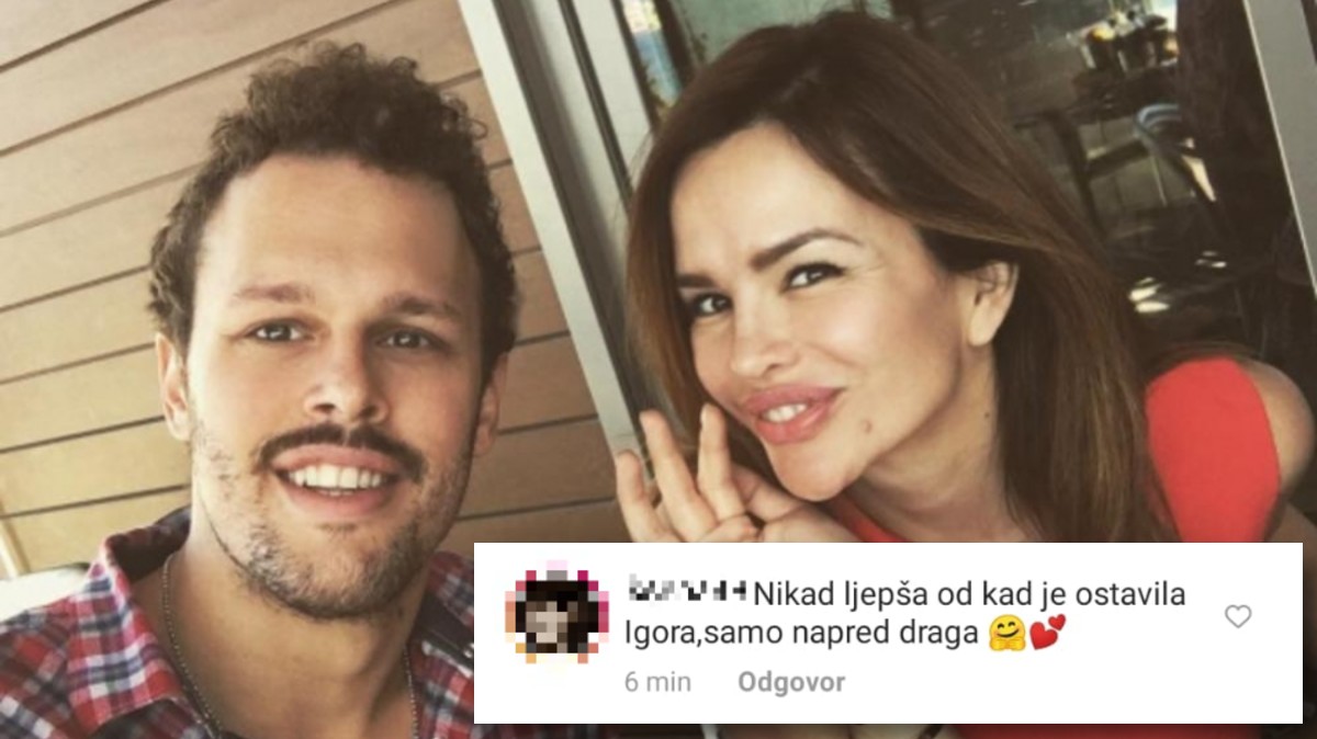 Ispod Severinine nove objave nestao komentar o Igoru