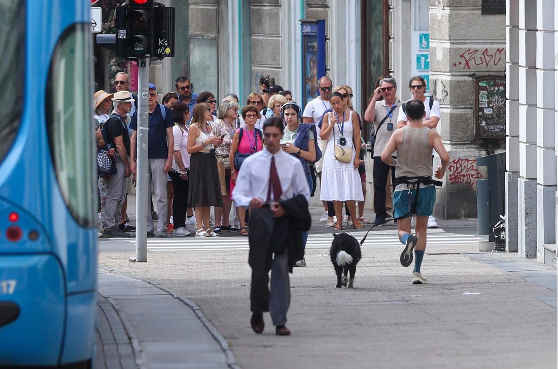 FOTO Ovakvog trkača Zagreb rijetko viđa, a i turisti su ostali iznenađeni prizorom