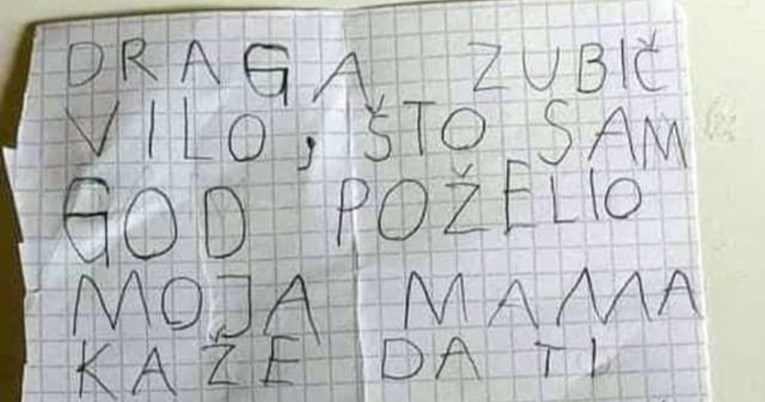 Poruka dječaka iz Hrvatske Zubić vili postala je hit: “Molim te, nemoj slušati mamu”