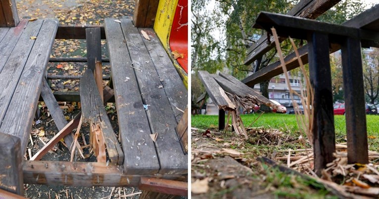 I sinoć je snažno grunulo u Zagrebu. Čime to razvaljuju klupice, tobogane?