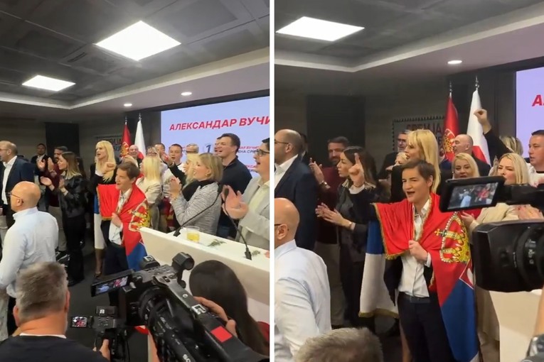 VIDEO U Vučićevu stožeru nakon poraza pjevali pjesmu kojom se slavi Mladić