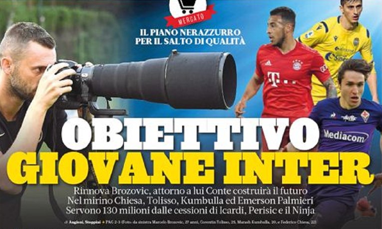 Naslovnica Gazzette: Brozović je božanstvo novog Intera
