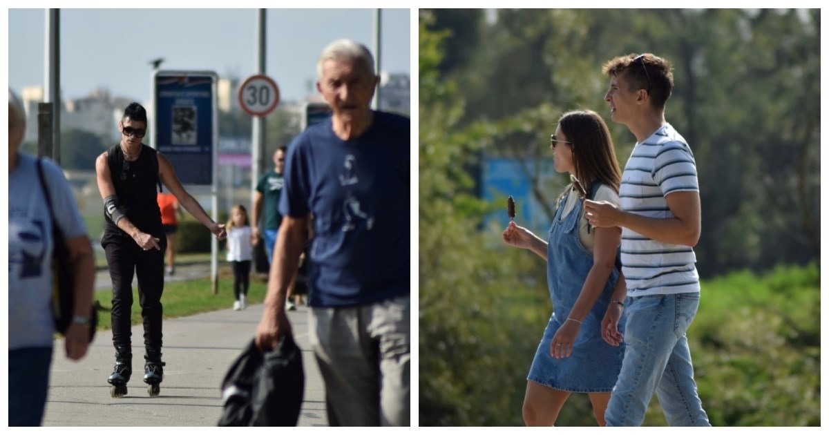 FOTO Zagrepčani sunčanu i toplu nedjelju iskoristili za šetnju i druženje na Jarunu