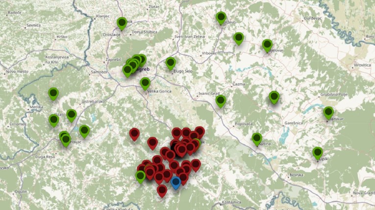 Pogledajte interaktivnu kartu na kojoj se vidi tko treba pomoć i tko ju nudi