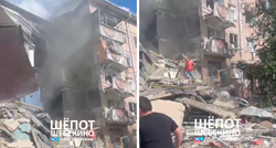 VIDEO Pogođena zgrada u Rusiji. Ulaz se potpuno urušio, izvlačili ljude iz ruševina
