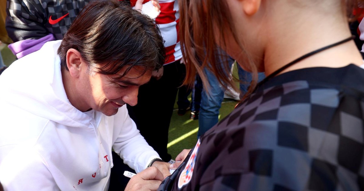 FOTO Hrvatski reprezentativci i izbornik Dalić posjetili Dječji dom u Splitu