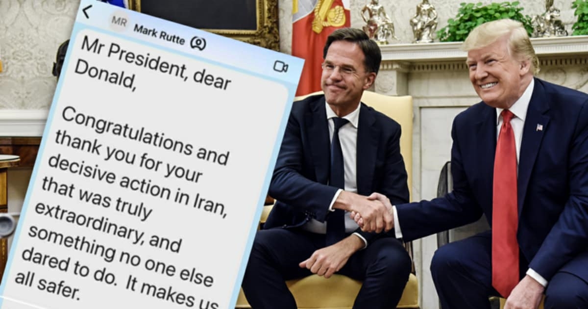 Trump objavio poruku u kojoj mu se šef NATO-a ulizuje. Rutte danas: Ne sramim se