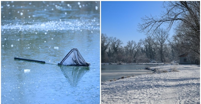 Zimska idila: Led prekrio zagrebačka jezera