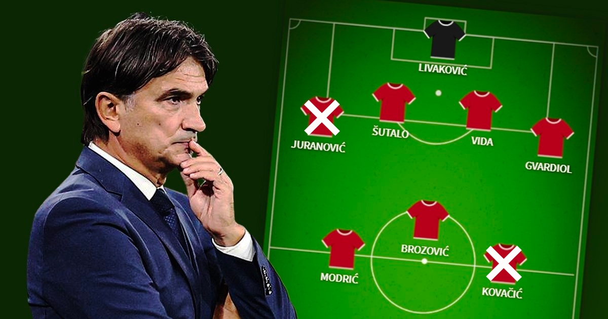 Dalić izgubio po igrača u svakoj liniji. Ovo je vjerojatni sastav za ključne utakmice