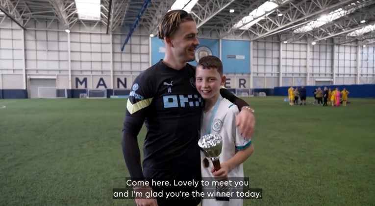 Grealish golom ispunio obećanje koje je dao dječaku s cerebralnom paralizom