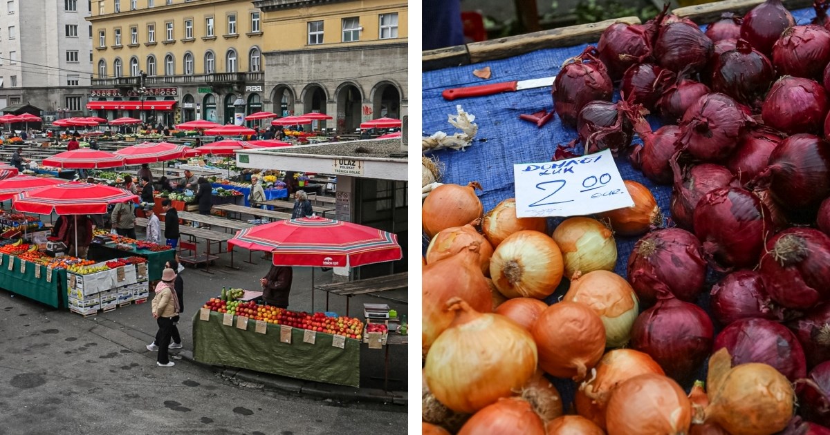 Prošetali smo Dolcem: Kila domaćeg luka 2 eura