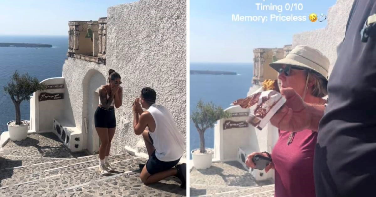 Zaprosio djevojku na romantičnoj lokaciji, ono što se zatim dogodilo nasmijalo mnoge