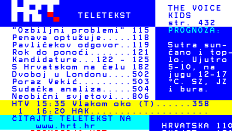 HRT svoj teletekst ne planira ugasiti. "35 godina poslije, i dalje je tu"
