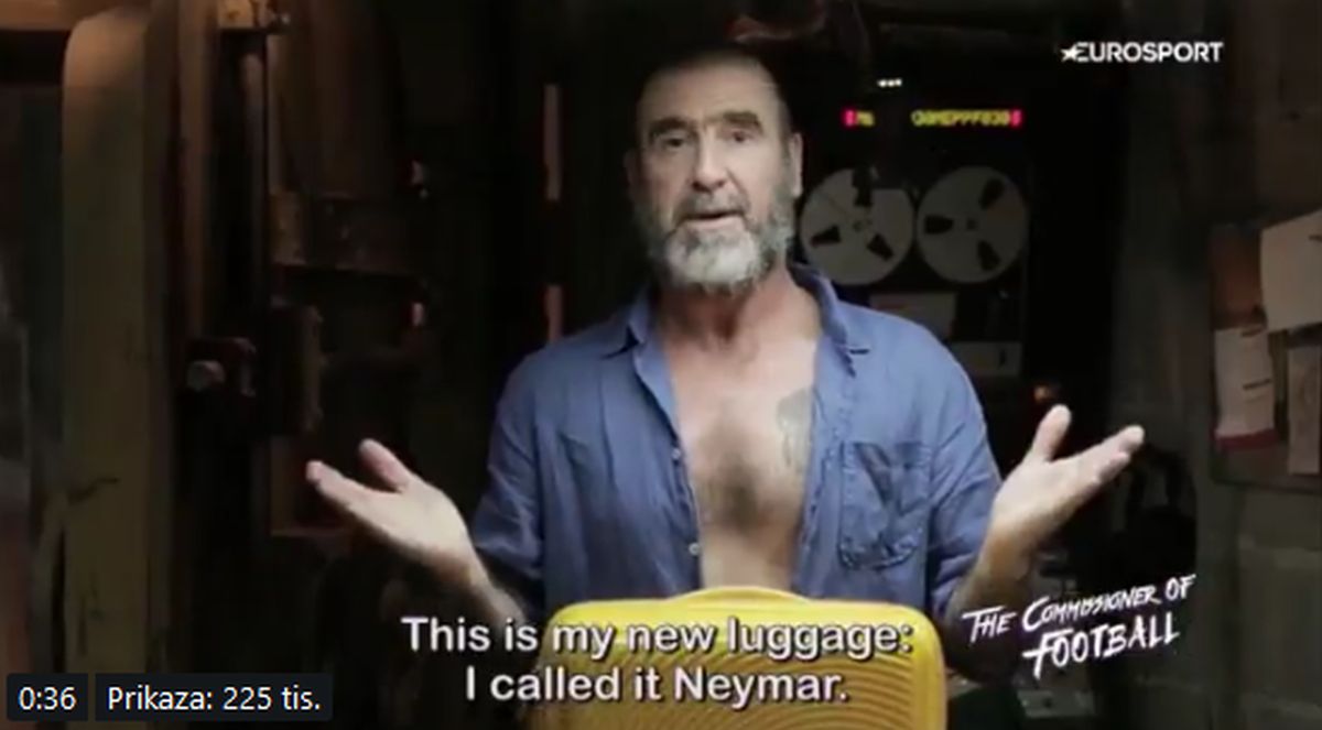 VIDEO Legendarni Cantona brutalno ismijao Neymara