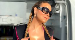Mariah Carey objavila izazovne fotke s jahte na kojoj se odmara s djecom