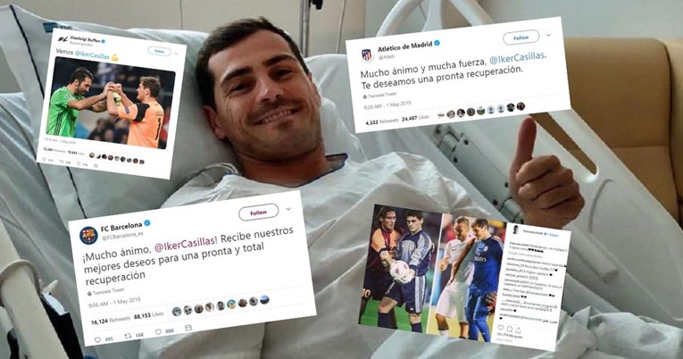 Casillasu podršku šalju svi, a posebno su oduševili njegovi najveći rivali