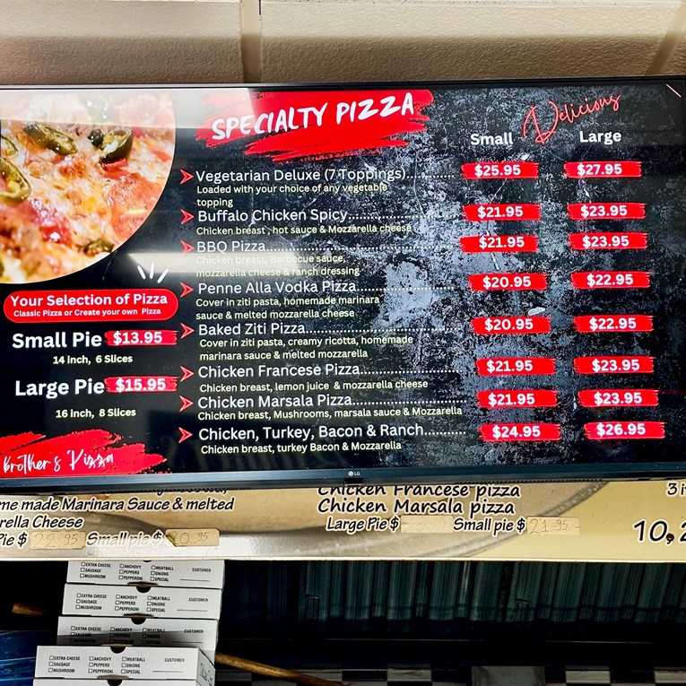 Bili smo u pizzeriji u New Yorku i ostali zatečeni ponudom pizza - evo i cijena