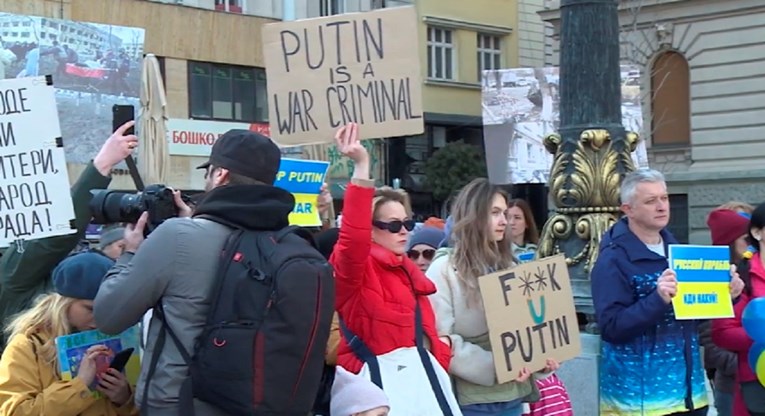 U Beogradu skup podrške Ukrajini, Putina zvali fašistom i ubojicom