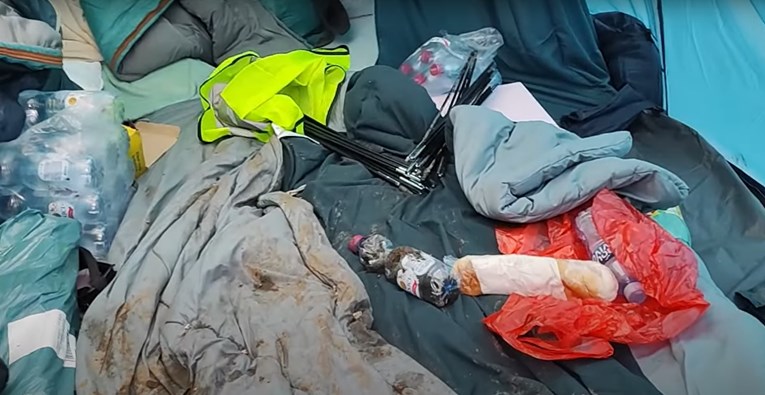 VIDEO Pogledajte što je ostalo iza ćacija u parku u centru Beograda