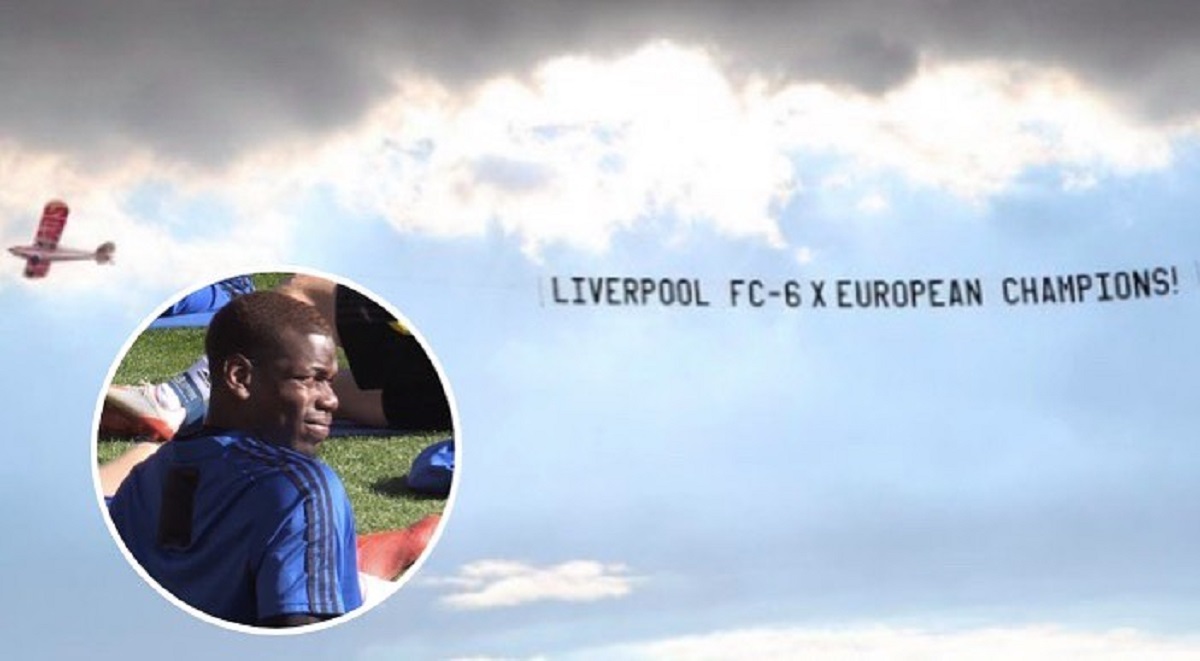 Navijači Liverpoola avionom sprdaju Manchester United na treningu u Australiji
