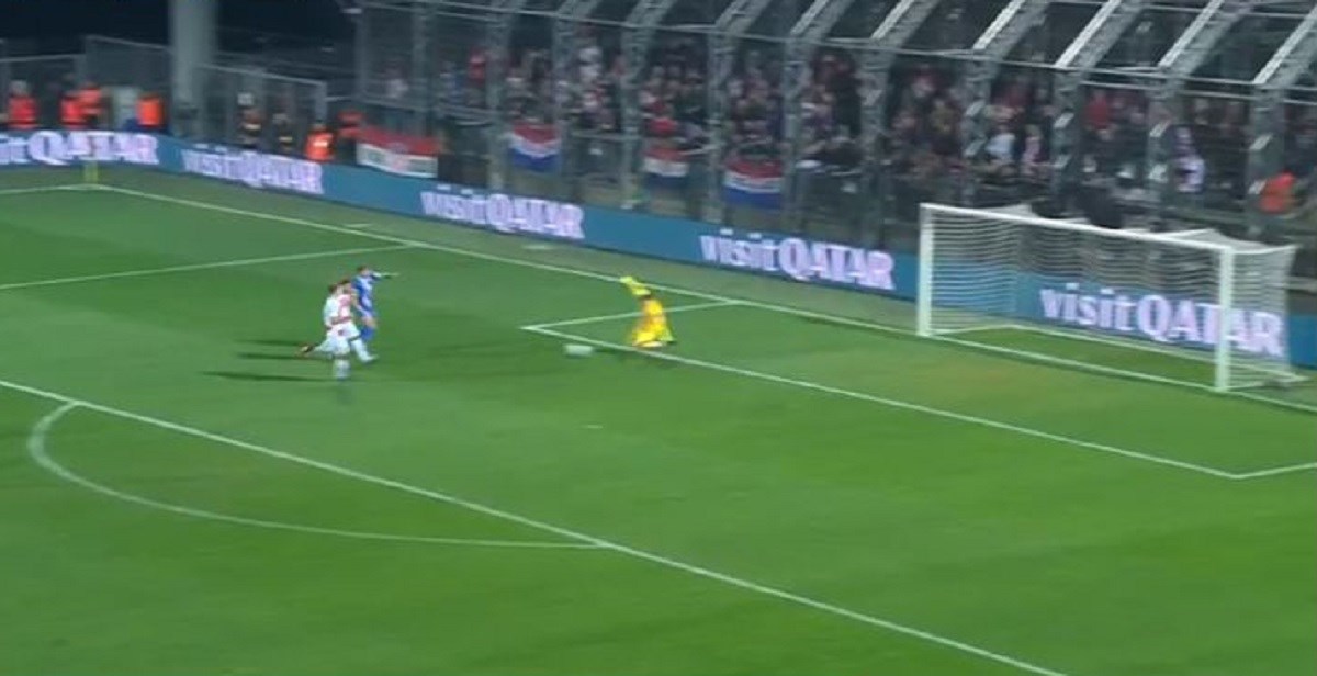 Igrač Farskih Otoka izbio sam pred Livakovića. Pogledajte reakciju golmana Hrvatske