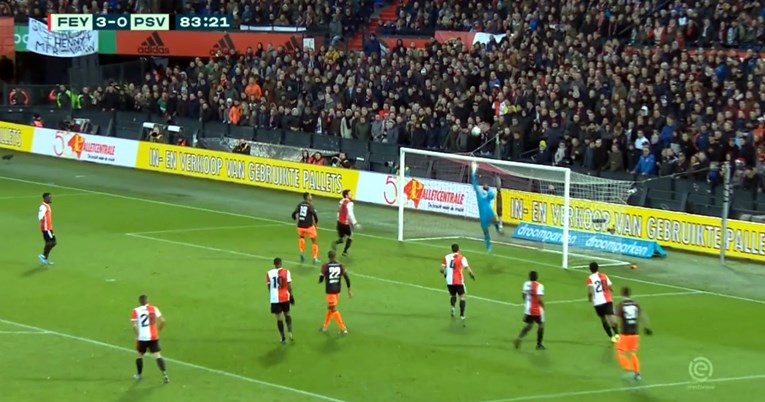 Lob kakav se rijetko viđa na utakmici Feyenoorda i PSV-a