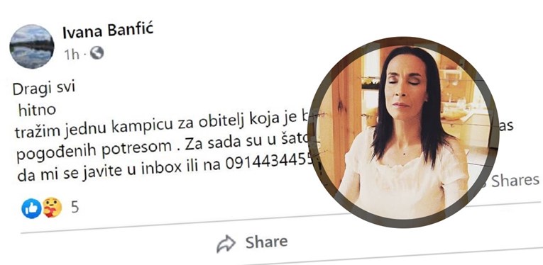 Ivana Banfić hitno traži kampicu: Spavaju u šatoru, hladno im je