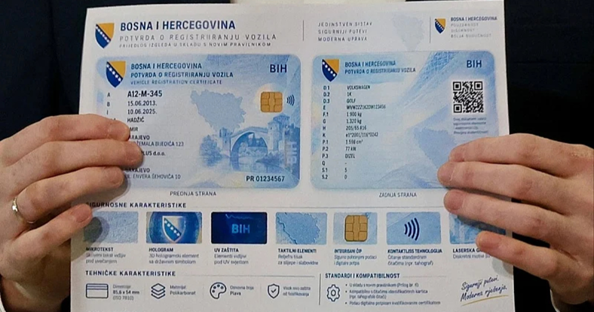 U BiH više neće imati papirnate prometne dozvole