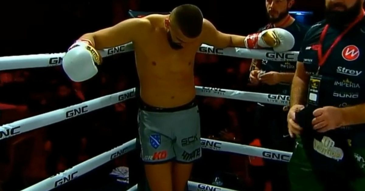 VIDEO Bosanski kickboksač ušao u ring uz hit Jale i Bube pa doživio težak poraz