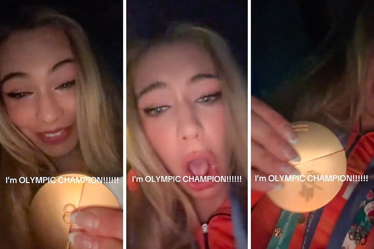 VIDEO Šok za najatraktivniju sportašicu Igara. Slomila joj se zlatna medalja