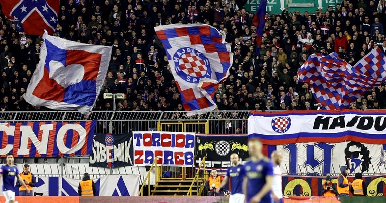 Torcida na Poljudu skandirala "hrvatska policija, mito i korupcija"