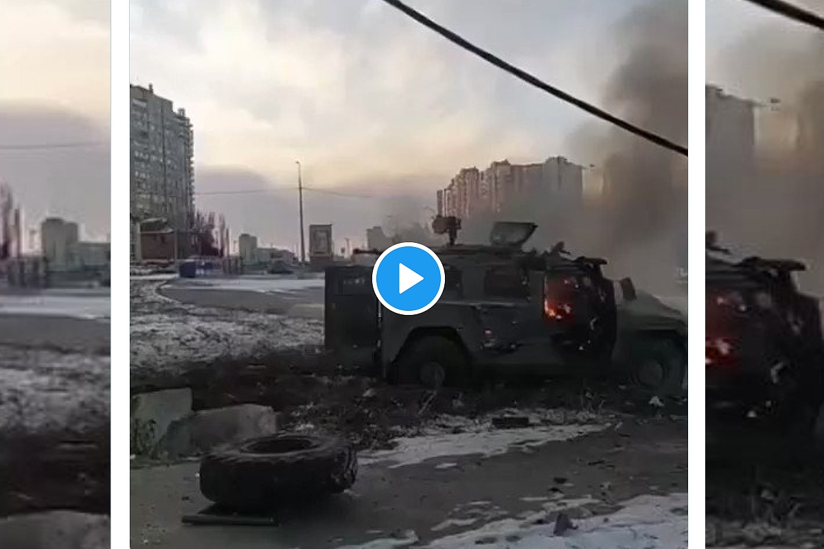 VIDEO Stižu snimke iz Harkiva: Ruski vojni kamioni na ulicama, neki su zapaljeni