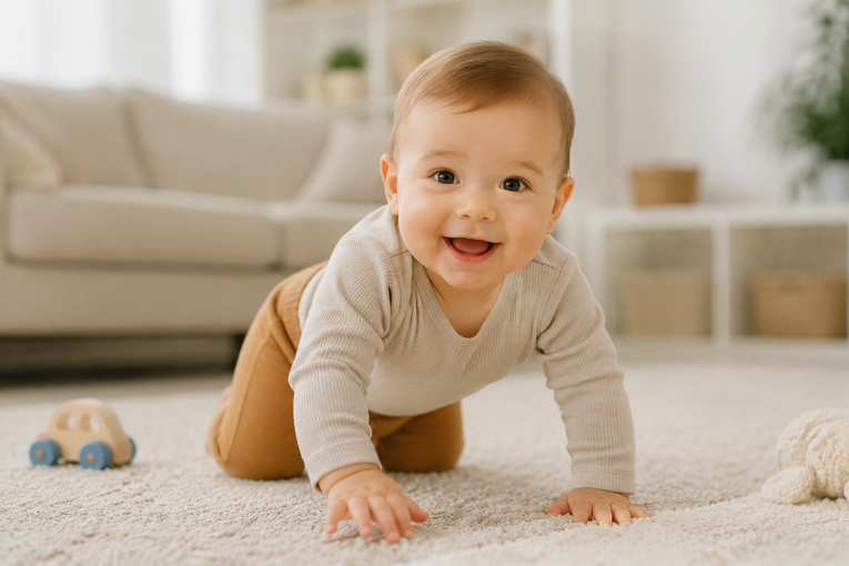 Kad bebe počinju puzati i smiju li preskočiti tu fazu?