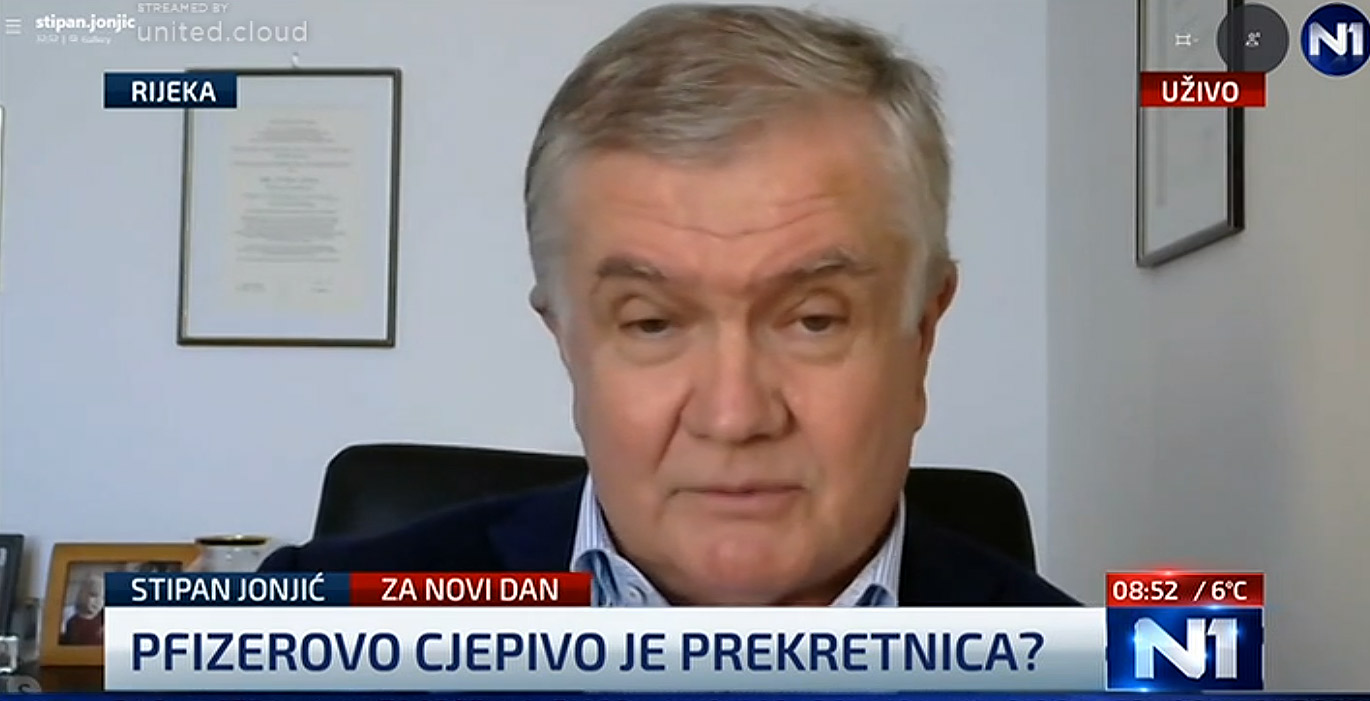 Imunolog Jonjić: Do idućeg ljeta značajan dio populacije mogao bi biti procijepljen