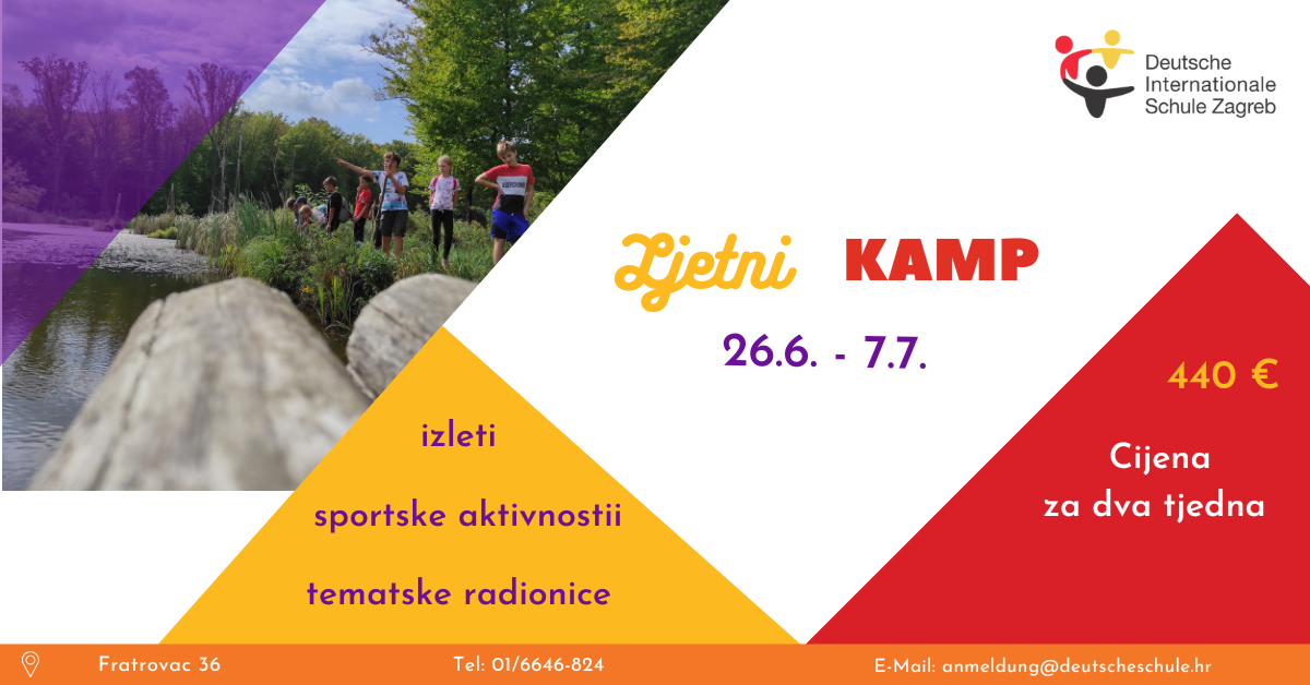 Njemačka međunarodna škola ponovno nudi cjelodnevni Ljetni kamp