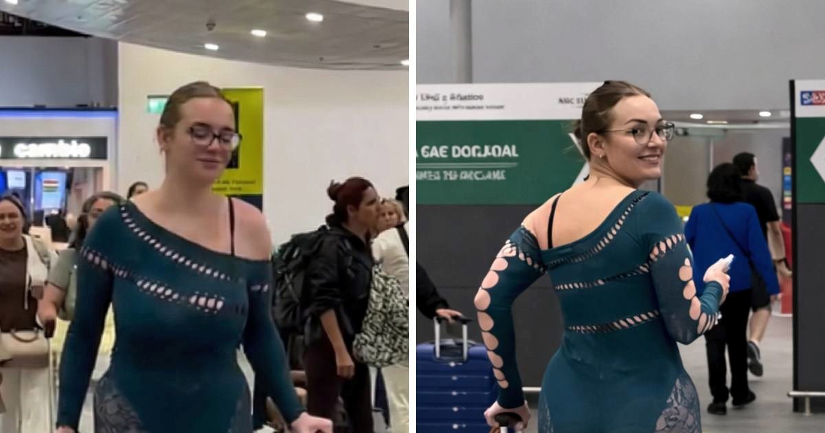 Influencerica izazvala pomutnju prozirnim kombinezonom u zračnoj luci