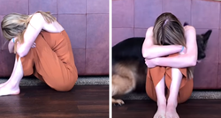 Glumila je da je tužna kako bi vidjela reakciju svojih pasa. Evo što su učinili