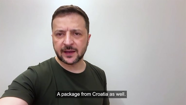 VIDEO Zelenski zahvalio i Hrvatskoj na vojnoj pomoći