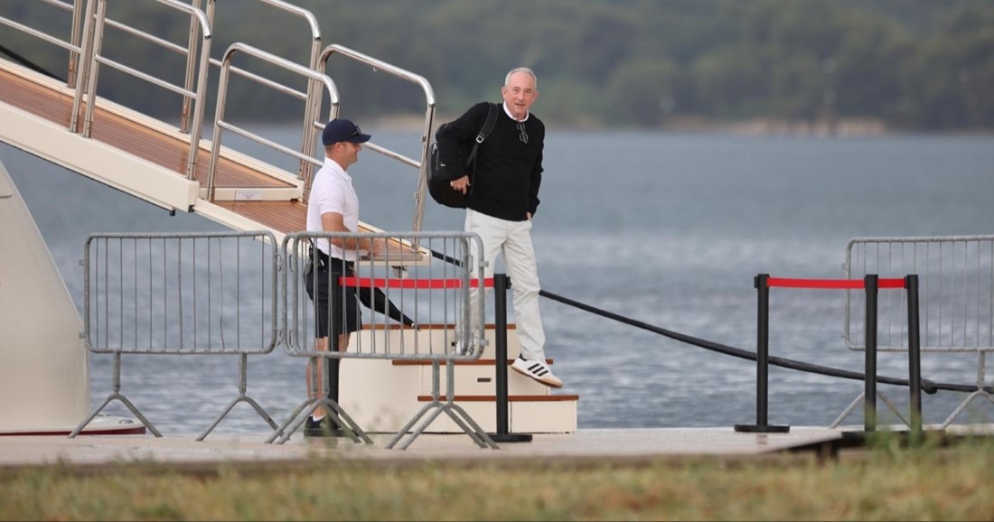 FOTO Prijatelj Ashtona Kutchera snimljen na superjahti u Puli