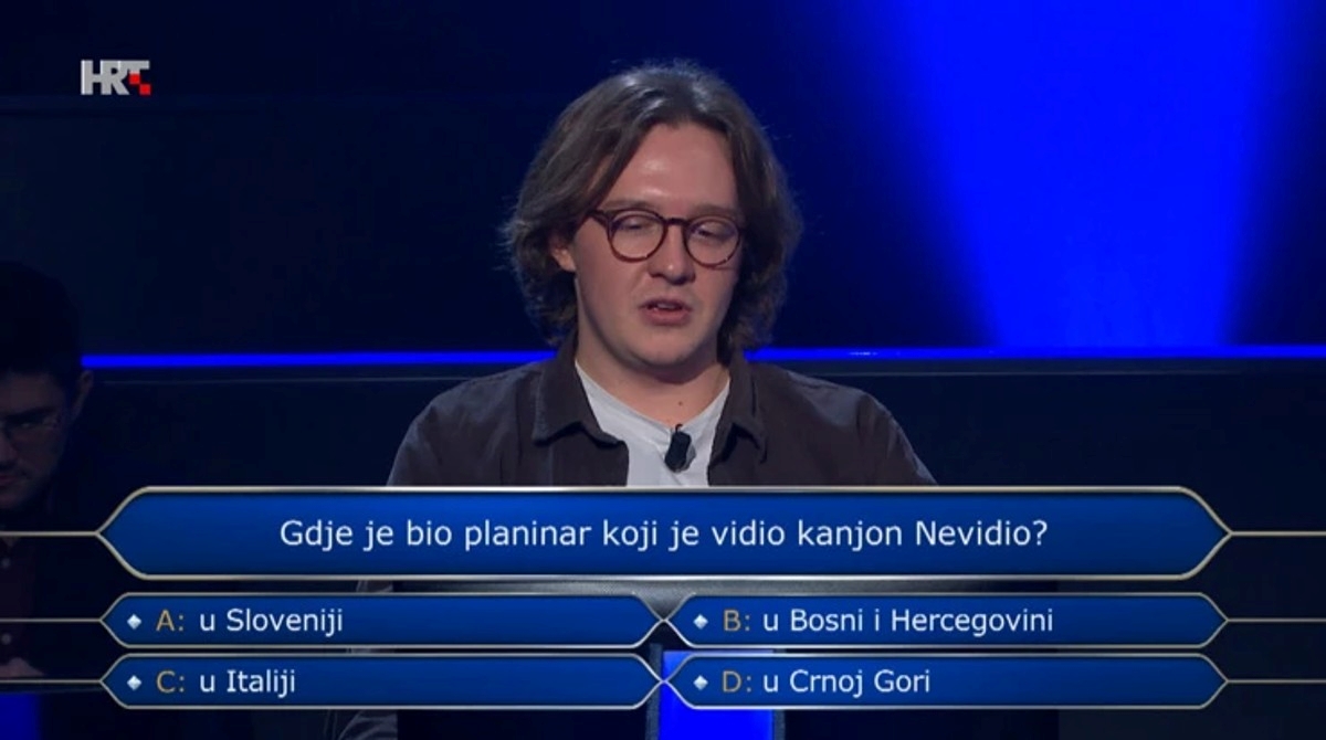 Jan došao tri koraka do milijuna pa odustao na zemljopisu. Biste li vi znali odgovor?