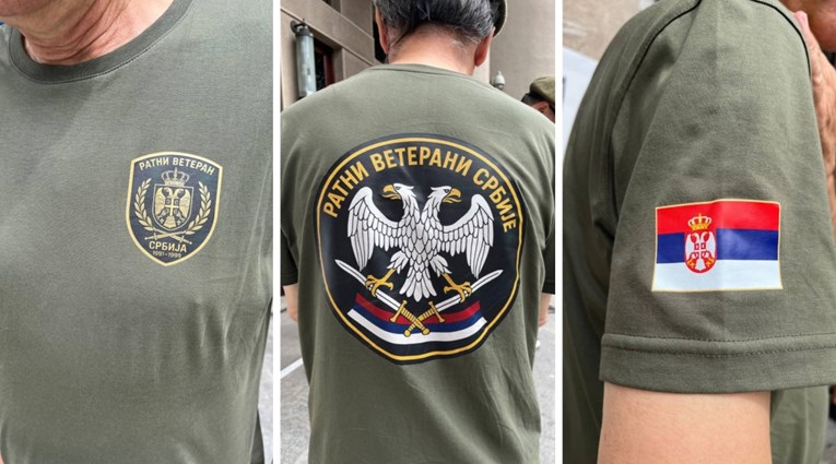 FOTO Pristaše SNS-a se presvlače u majice veterana, studenti objavili upozorenje