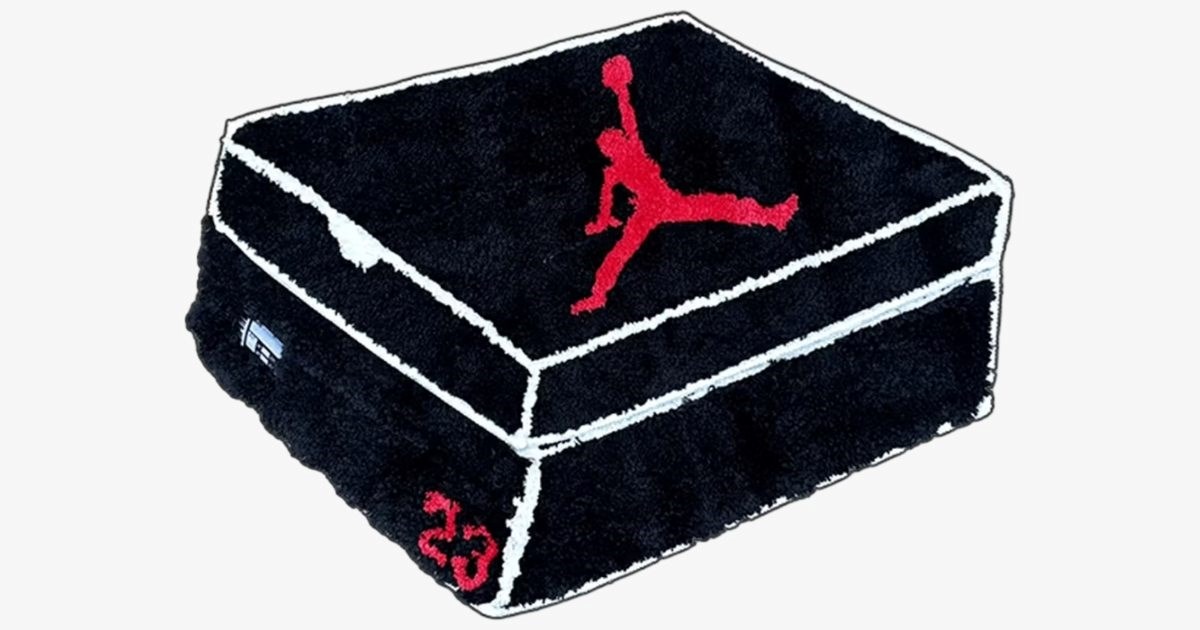 Jordan kutija za tenisice sada kao prostirka za vaš dom
