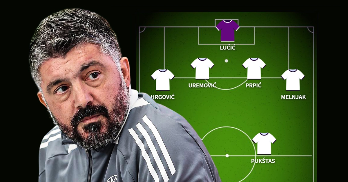 Ovo je vjerojatni sastav Hajduka za Istru. Gattuso će promijeniti četiri igrača
