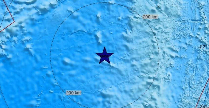 Potres magnitude 6.5 kod otočja Fidži