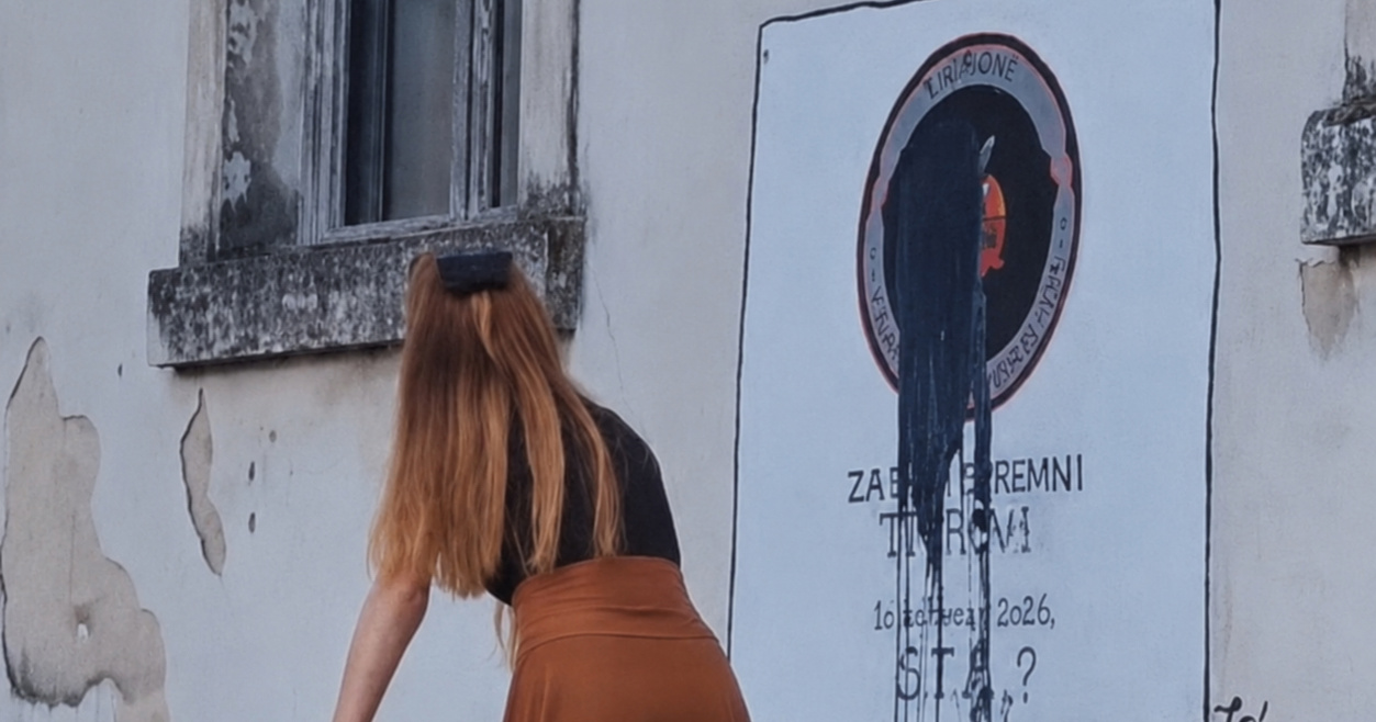 Umjetnica oslikala pa zalila bojom mural Tigrova. Policija: Pokrenuli smo istragu